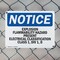 Signmission Explosion Flammability Hazard Present Electrical OSHA Notice Sign, Plastic, 10in W x 7in L, 2PK OS-2PACK-NS-P-710-L-12269 - alternate 7